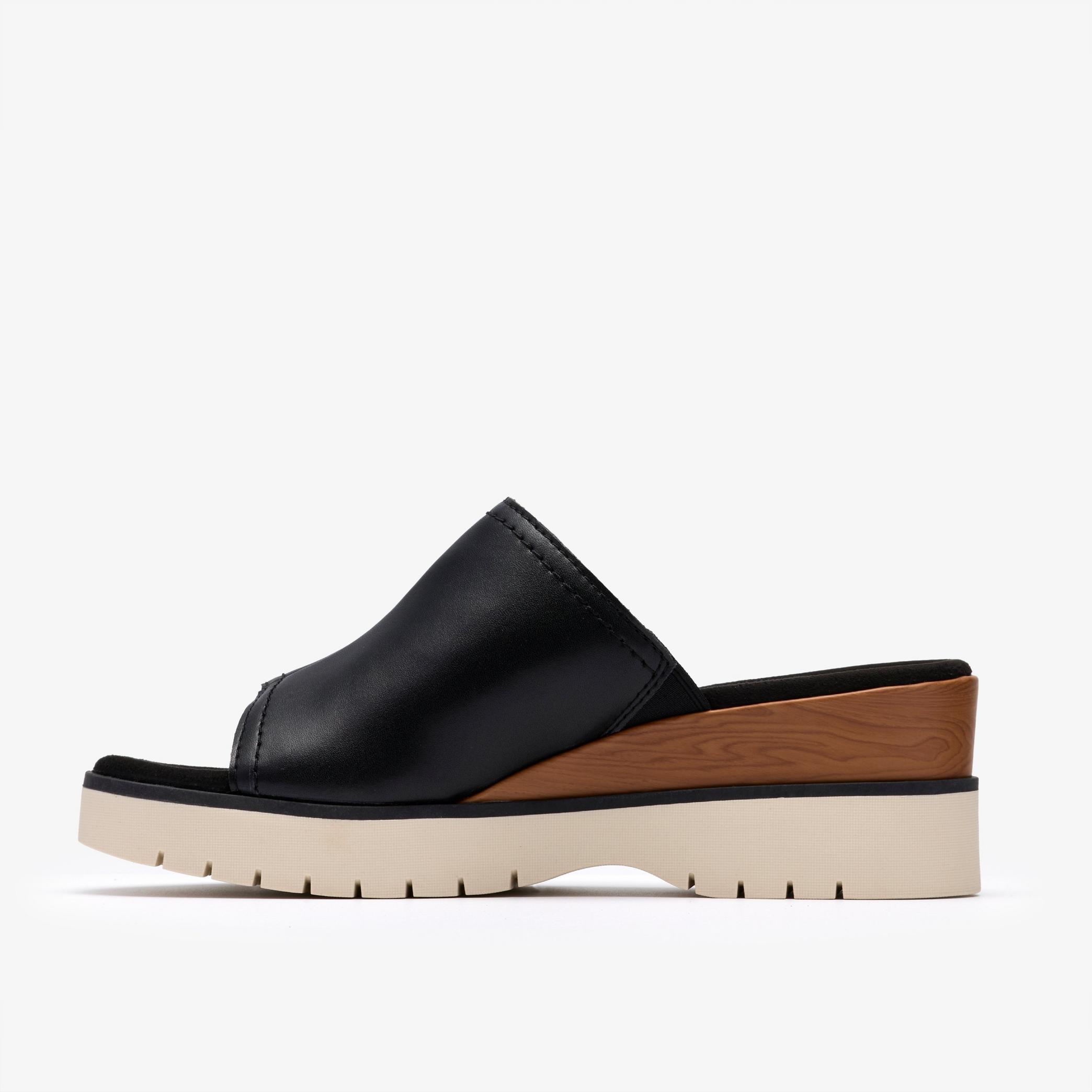 Diaz Slide Black Leather