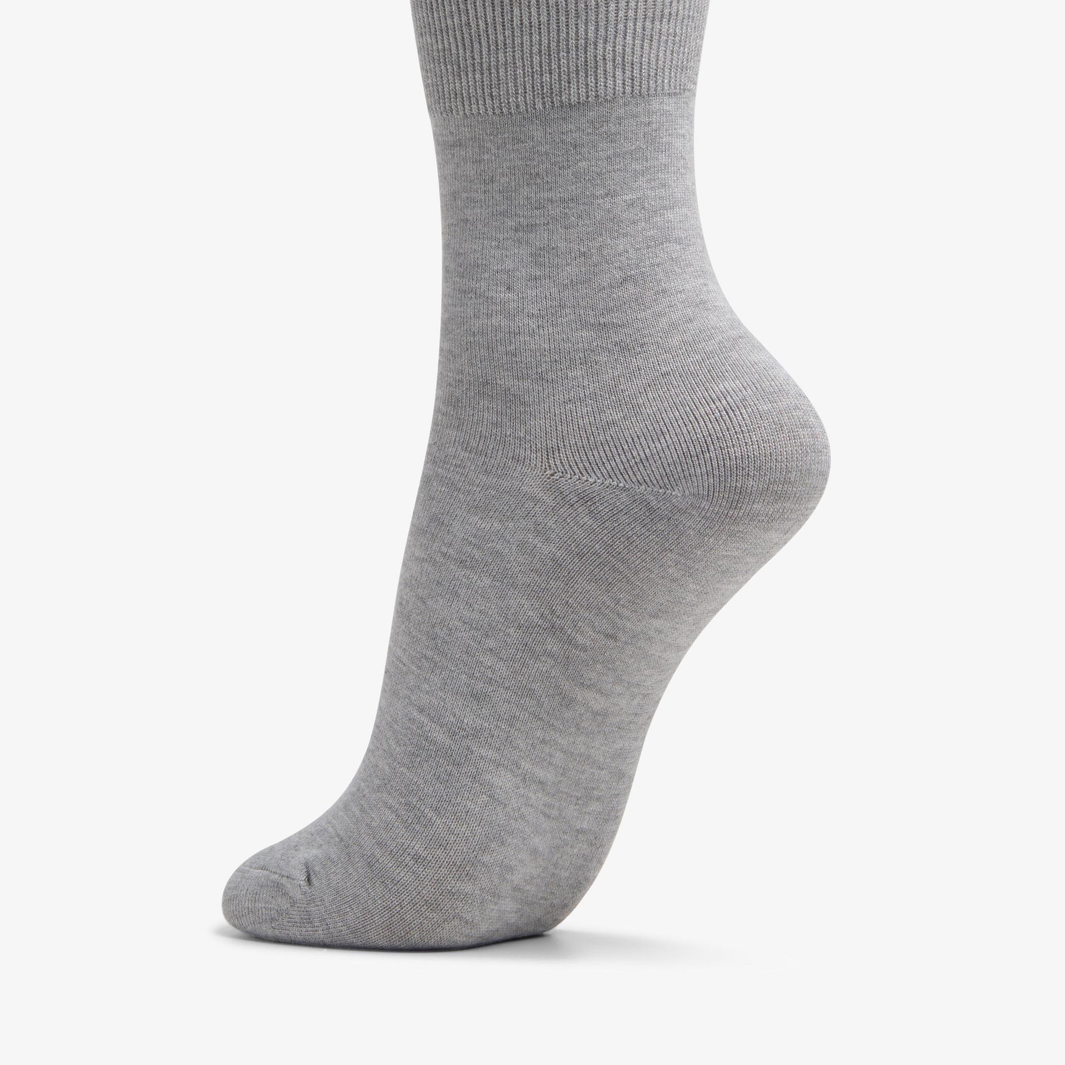 Solid Dress Crew Sock Heather