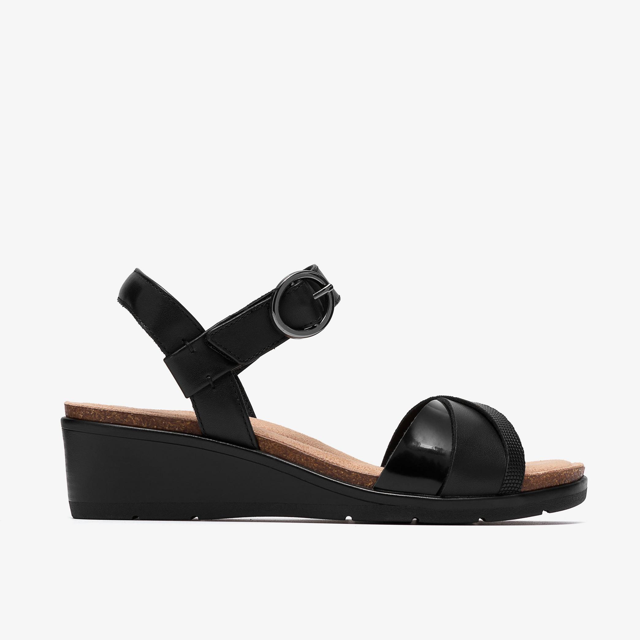 Kacha Twist Black Leather