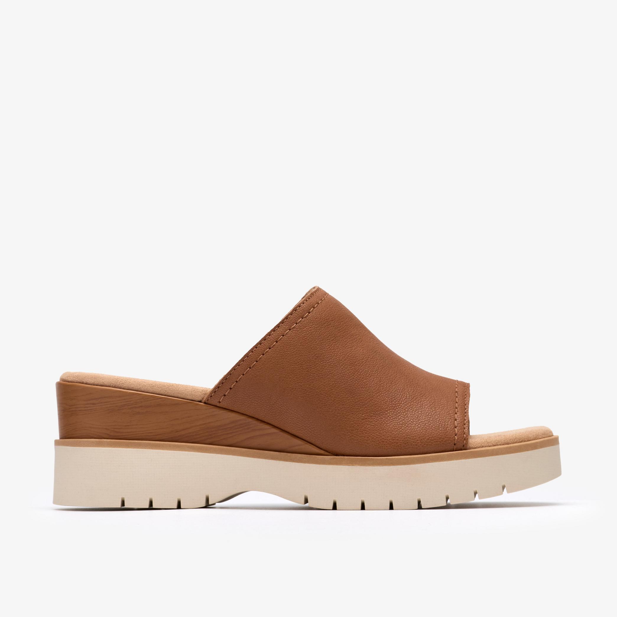 Diaz Slide Tan Leather