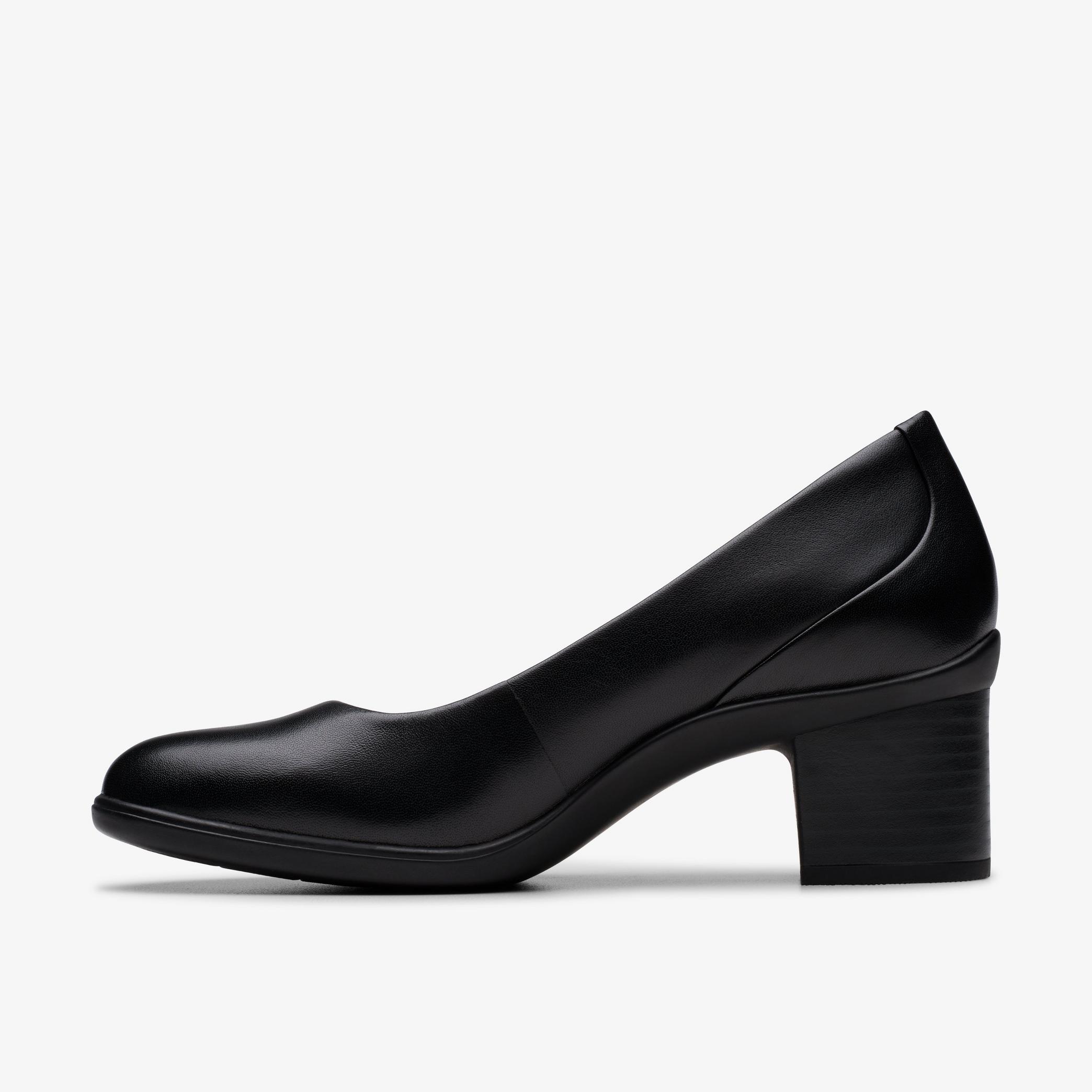 Shaya Poppy Black Leather