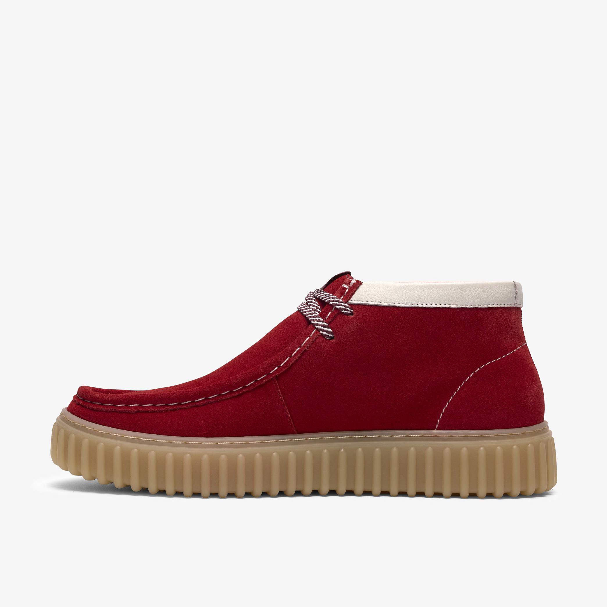 Torhill Hi Red Suede