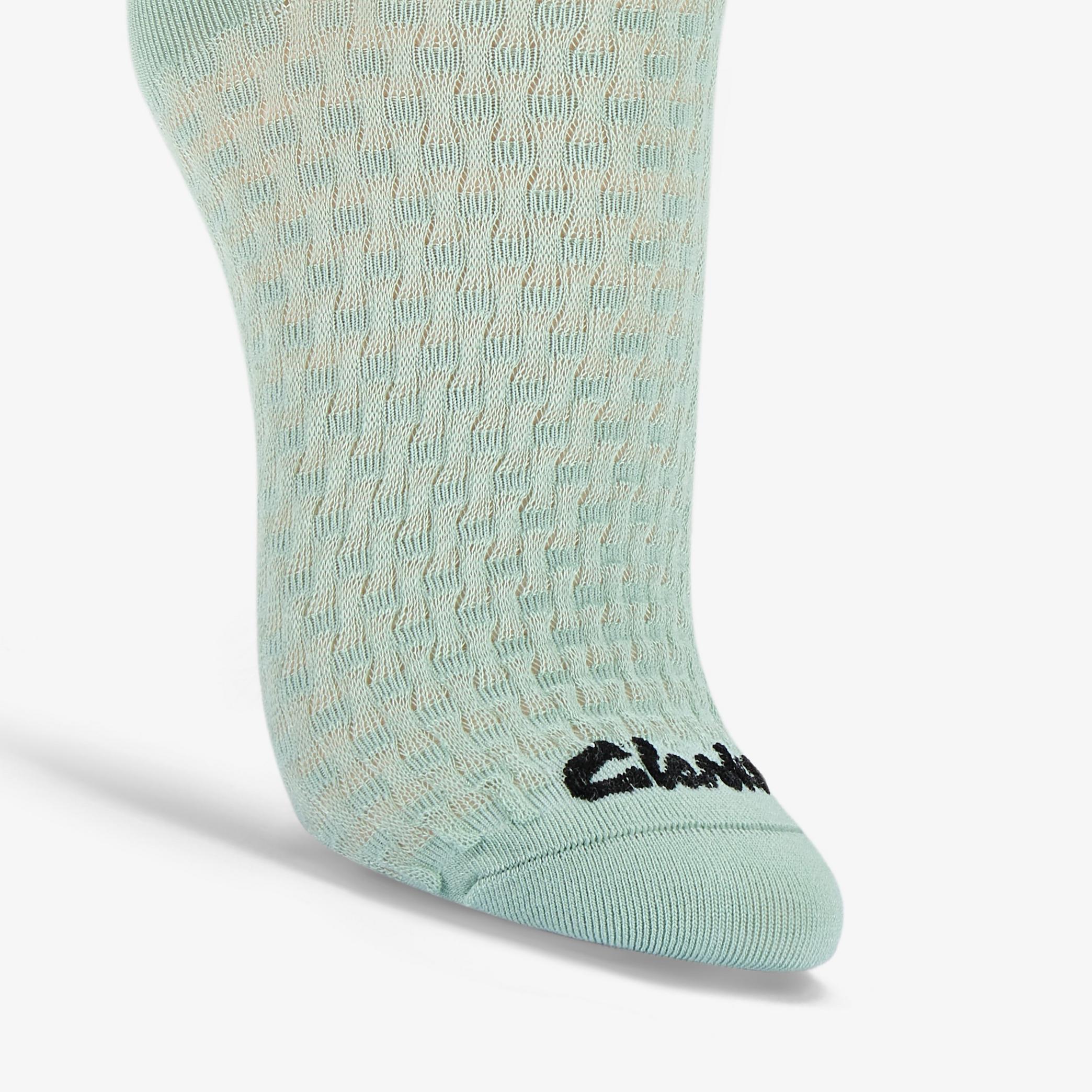 Basket Weave Crew Sock Sage