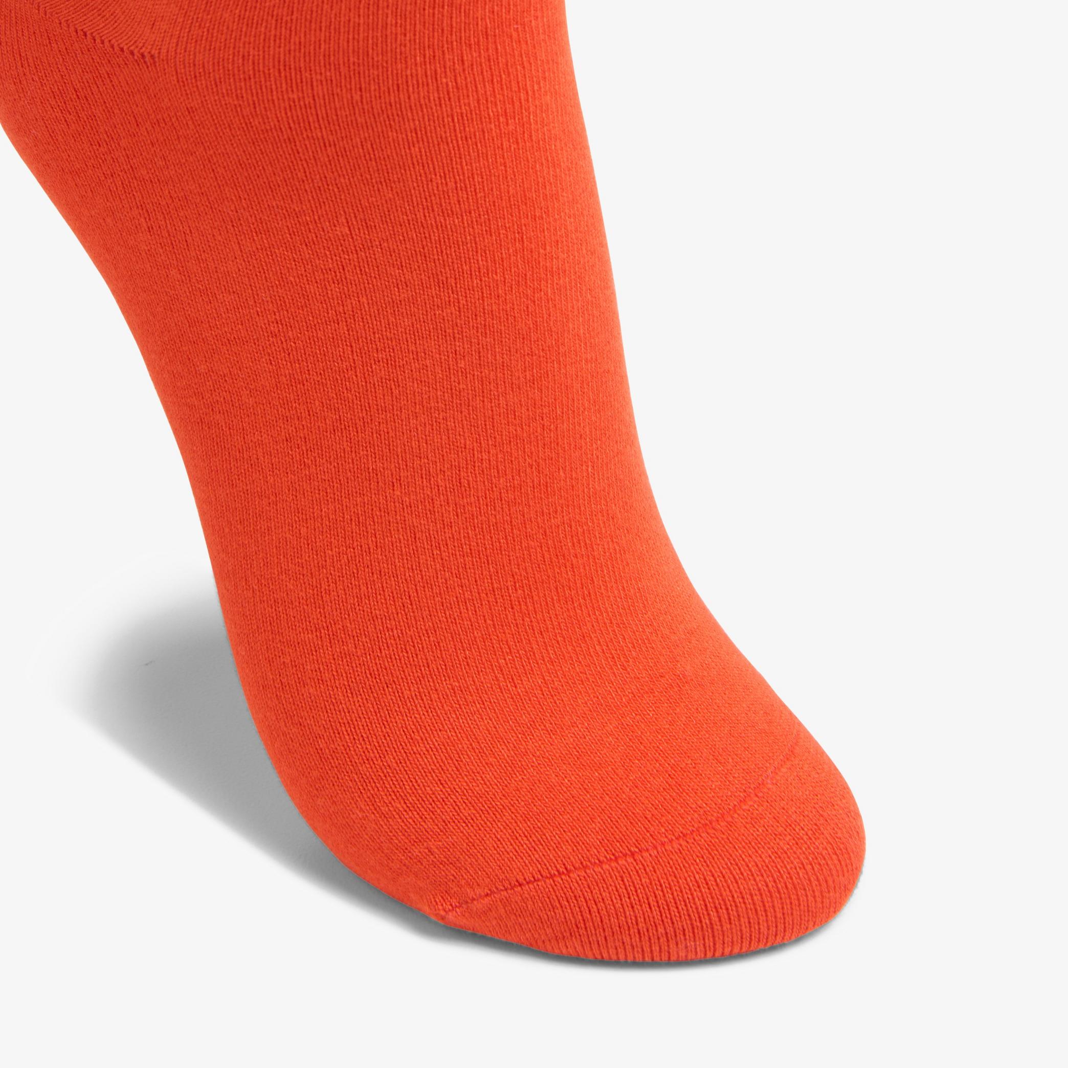Solid Dress Crew Sock Orange