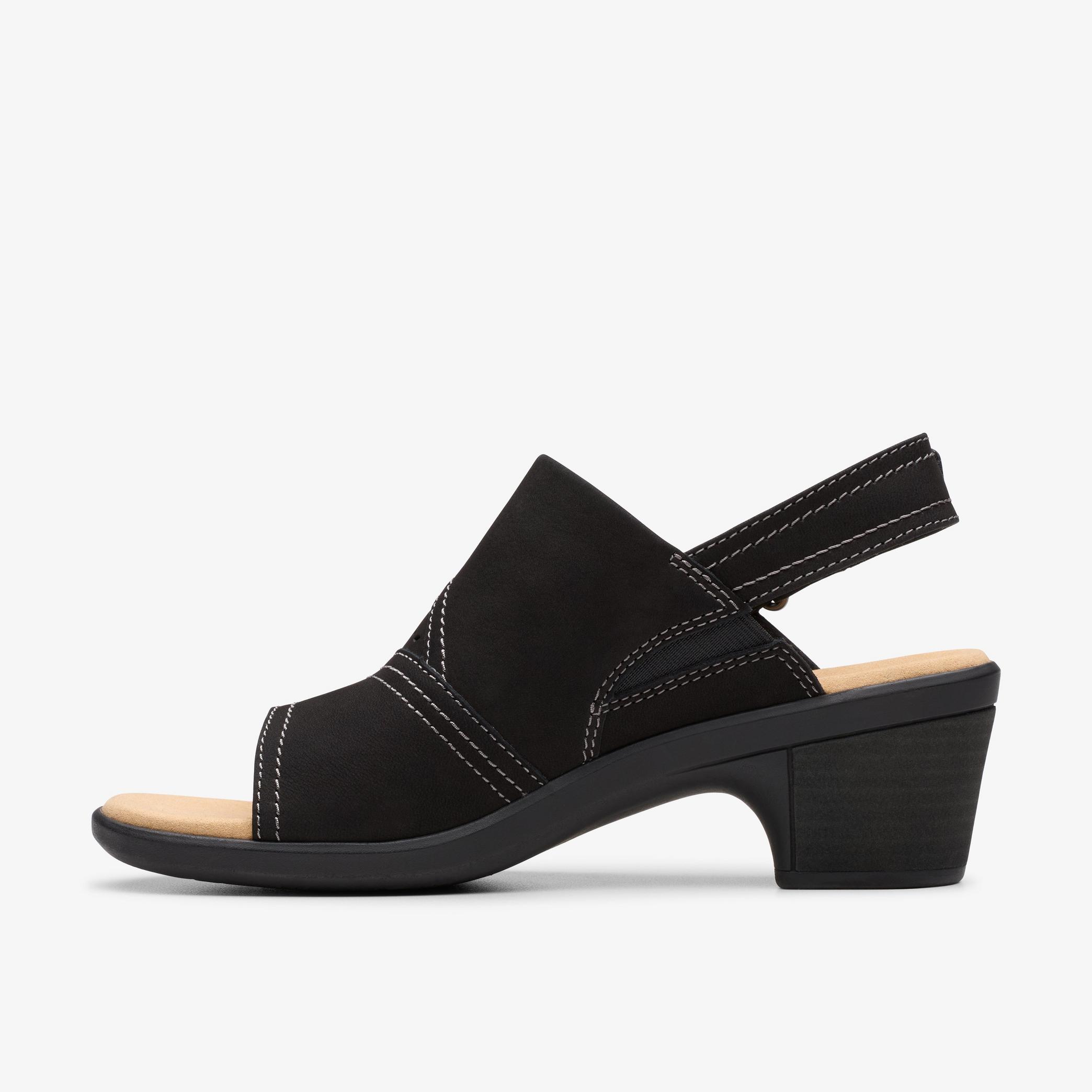 Emily 2 Mist Black Nubuck