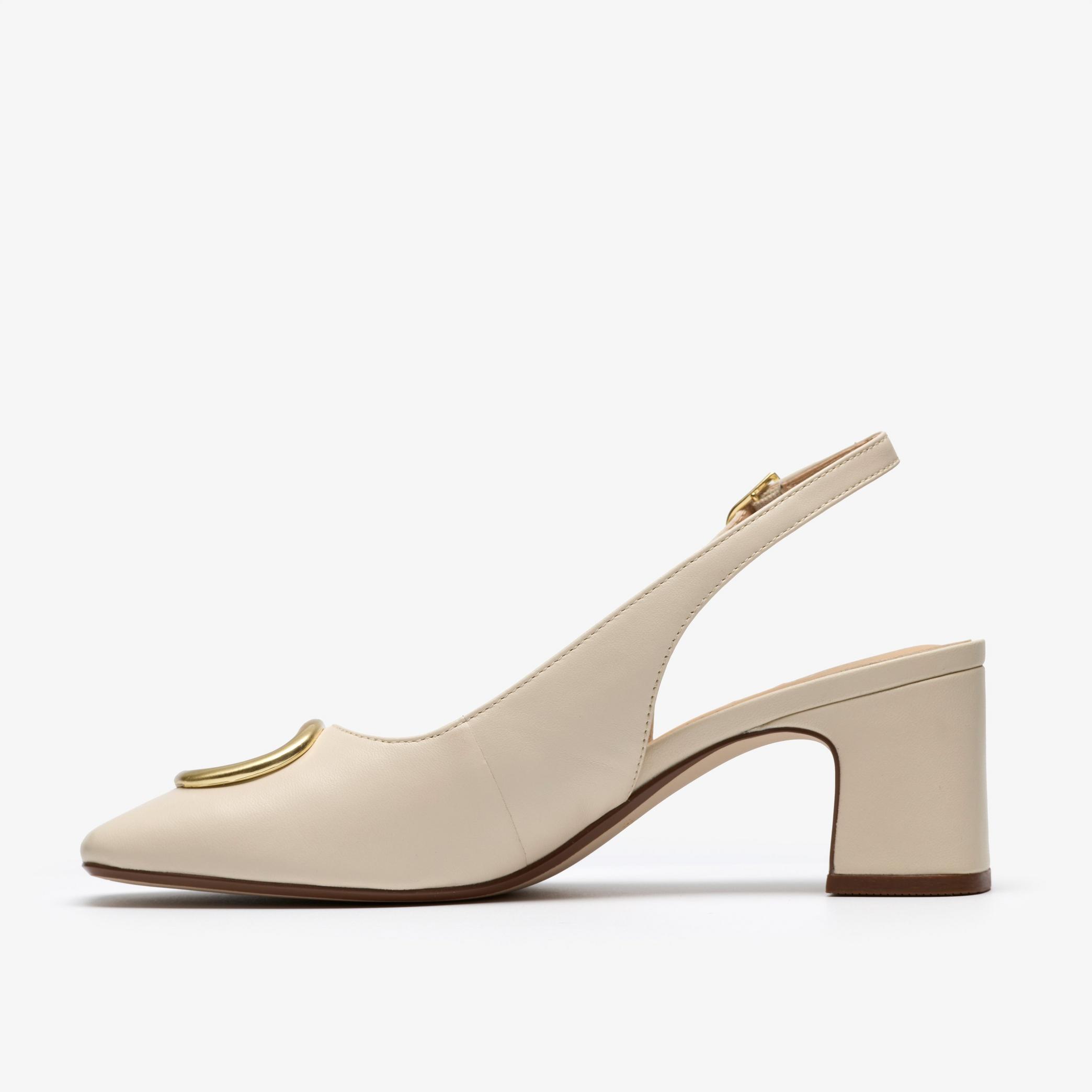 Fernie Sling Cream Leather