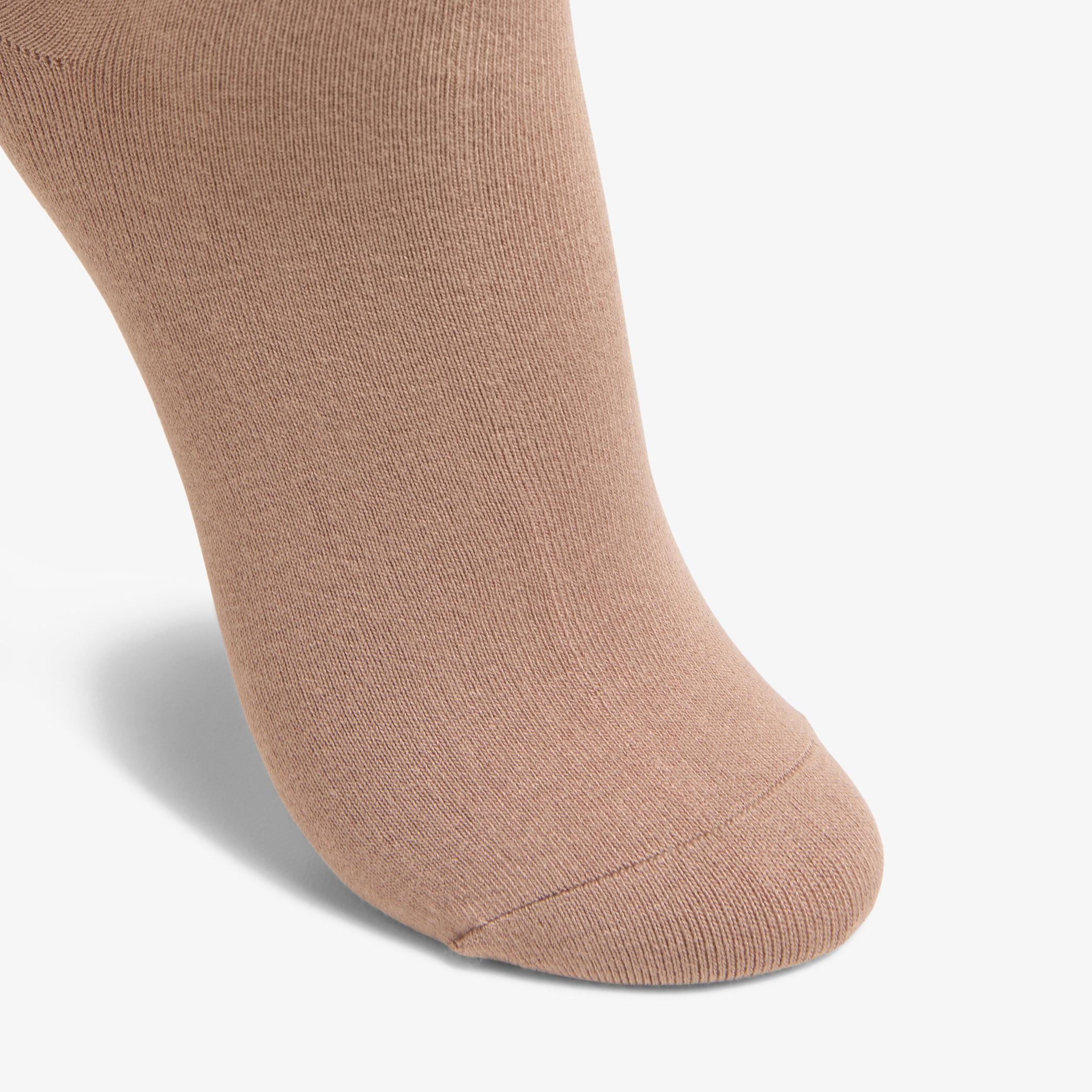 Solid Dress Crew Sock Khaki