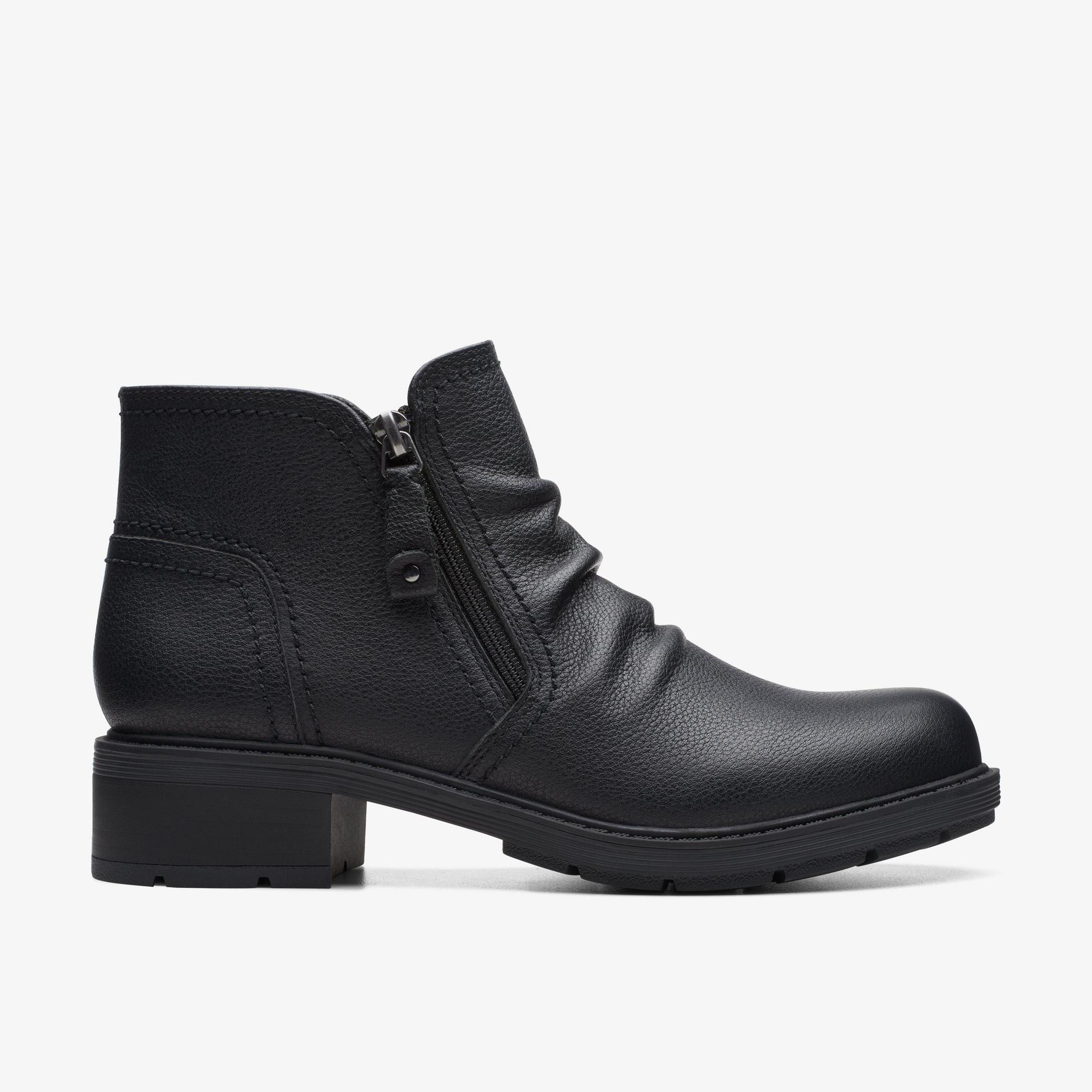 Hearth Dove Black Leather