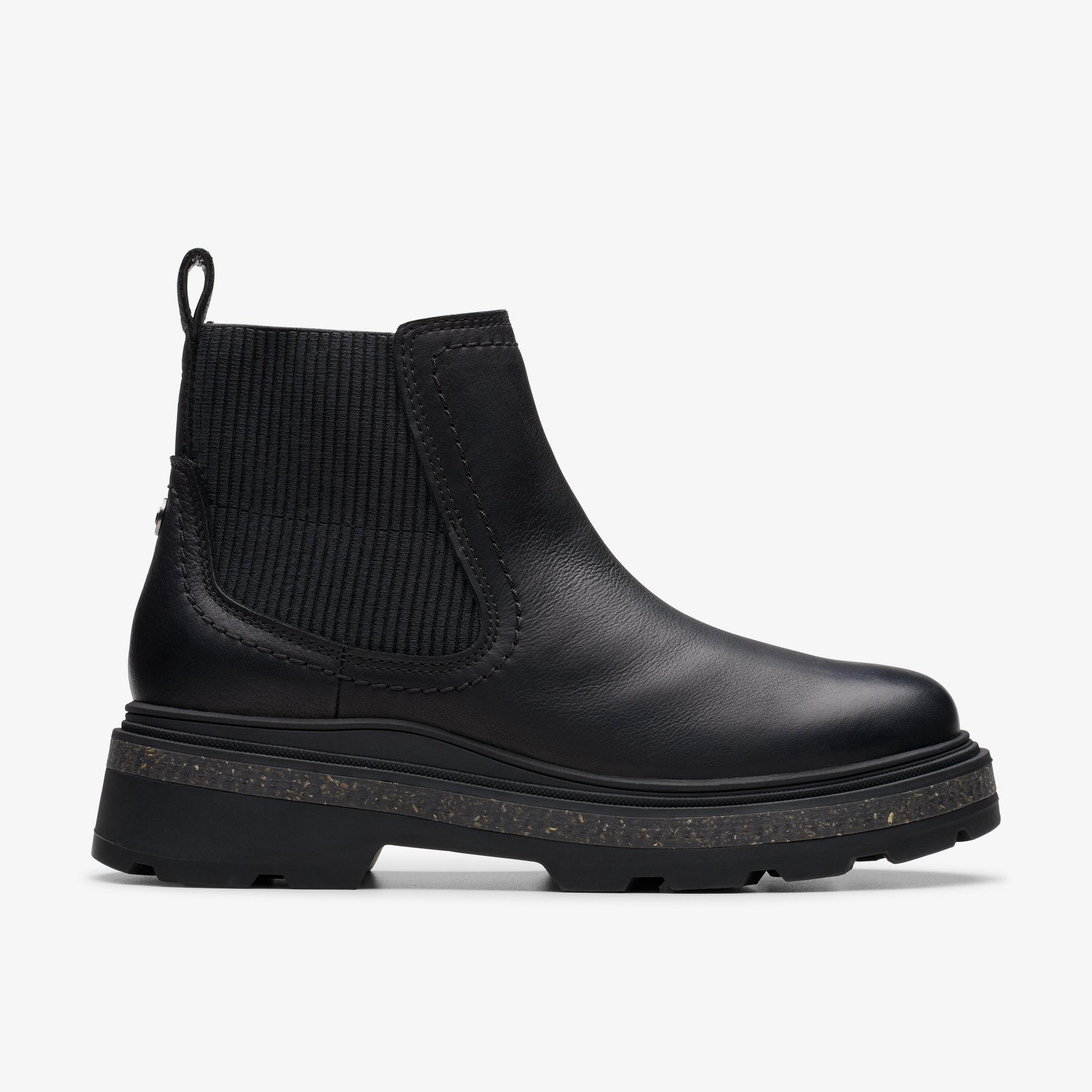 Hencroft Step Waterproof Black Leather