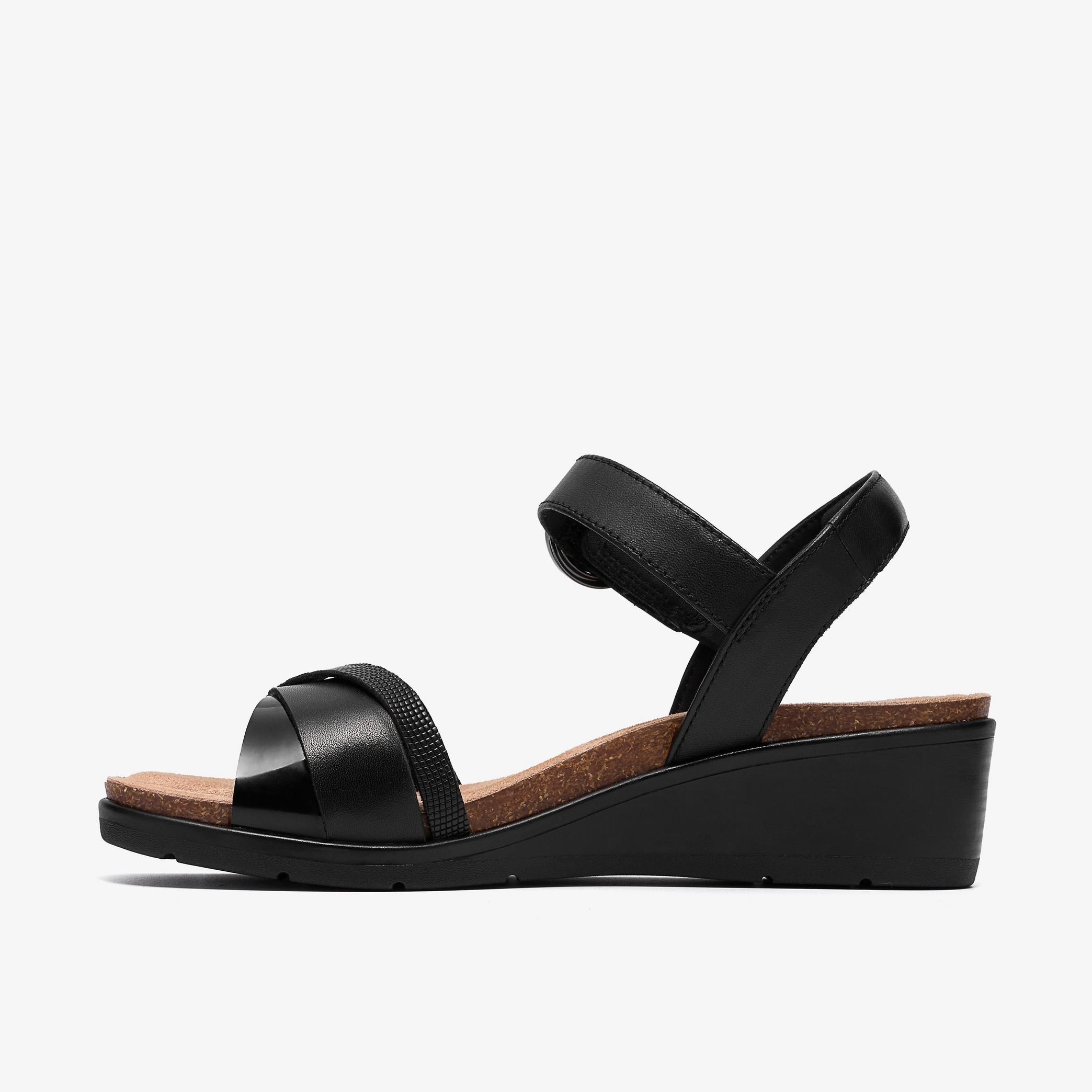 Kacha Twist Black Leather