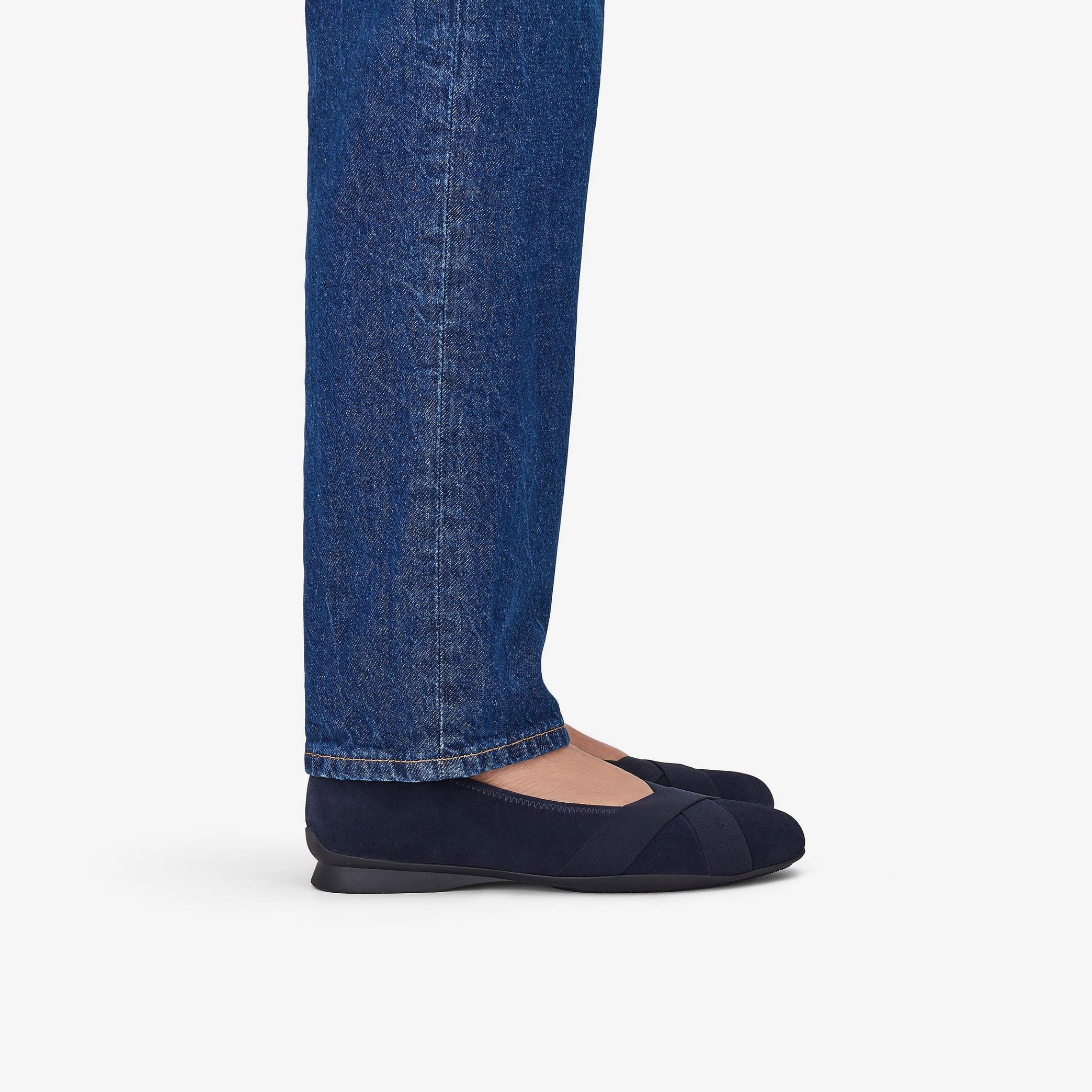 Jazmynn Gem Navy Suede