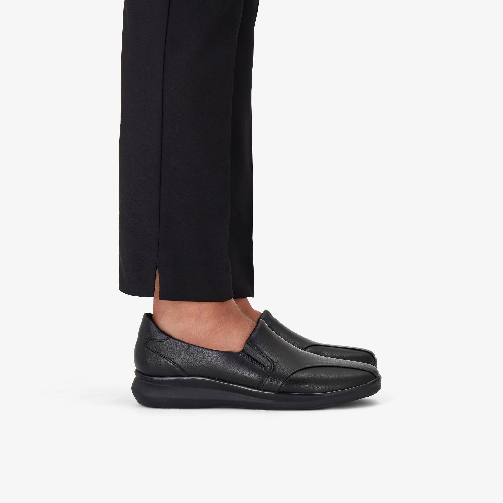 Lynell Edge Black Leather