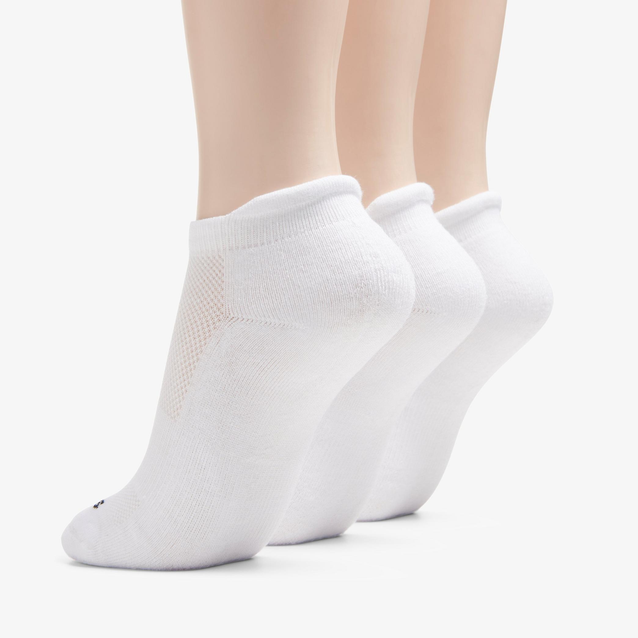 3 Pack Solid Athletic Sock White