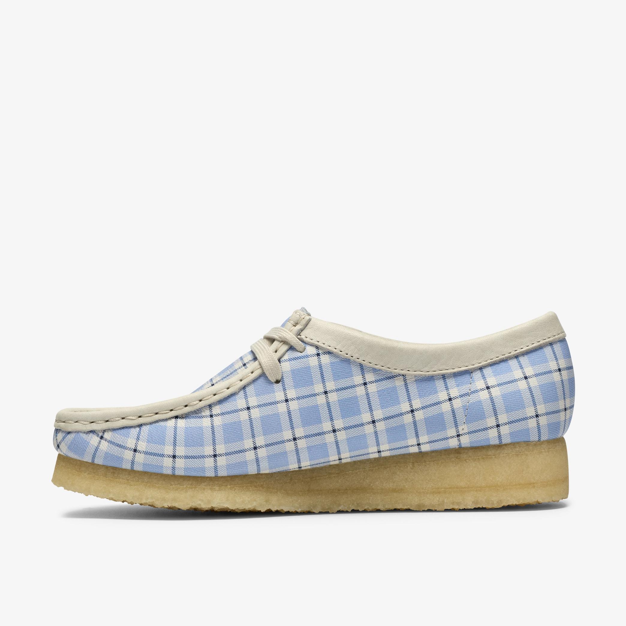 Wallabee Blue Check