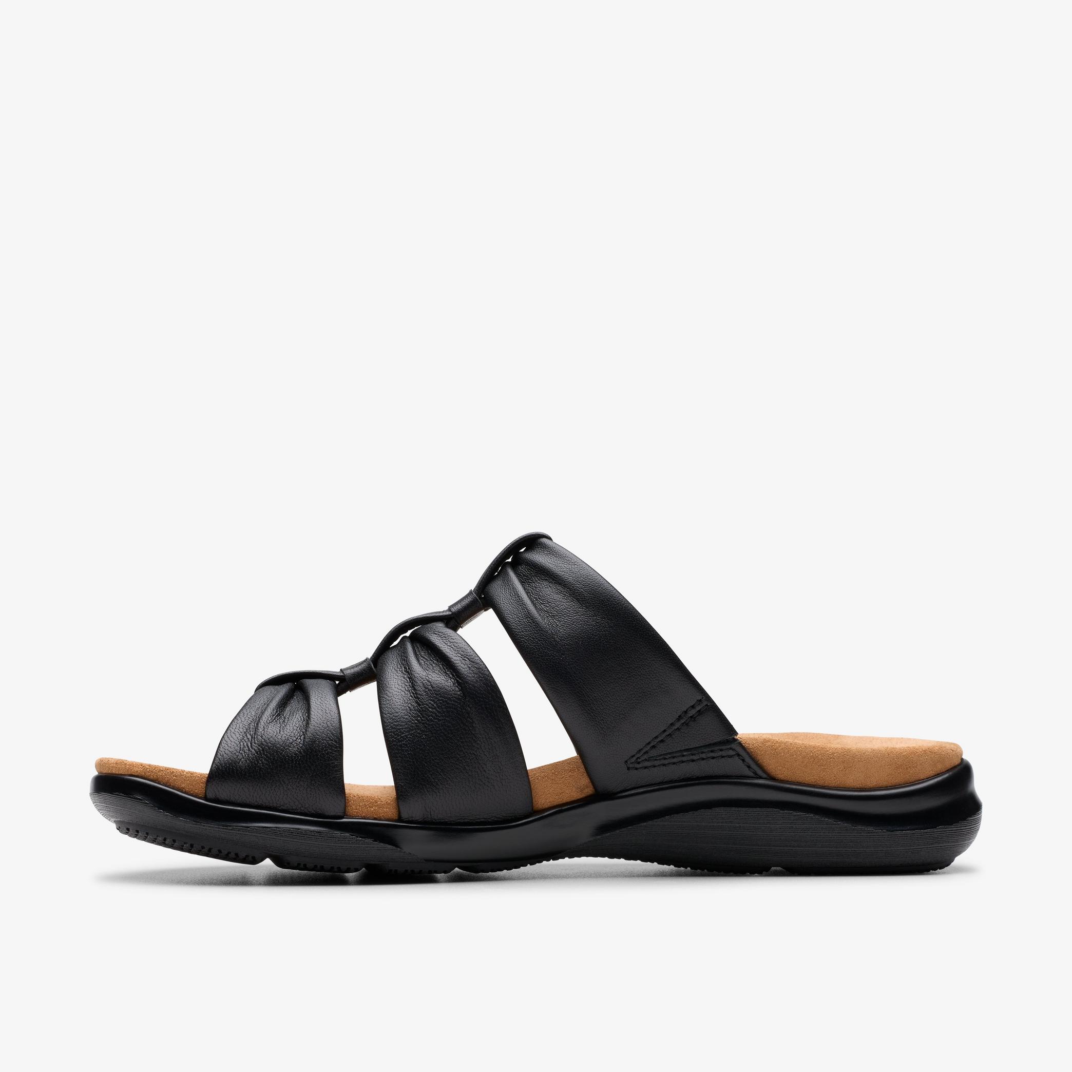 Kitly Slide Black Leather