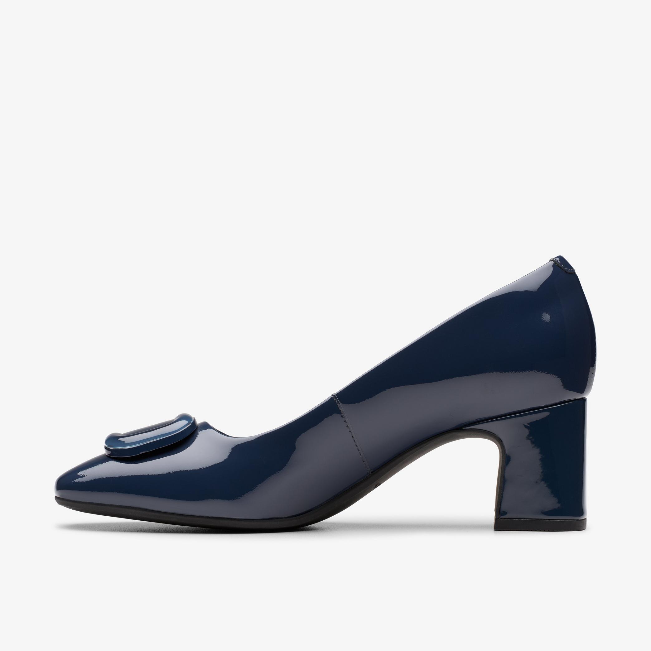 Fernie Trim Navy Patent
