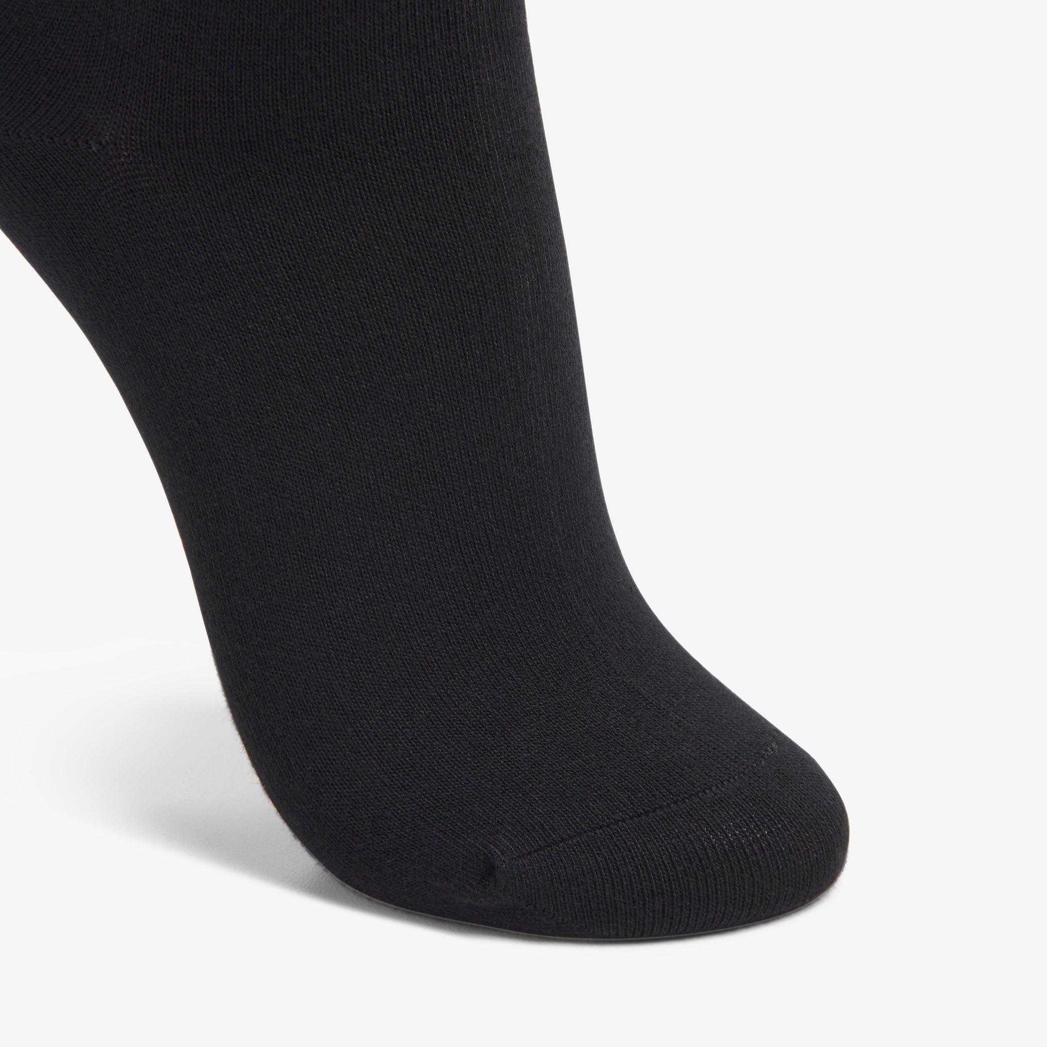 Solid Dress Crew Sock Black