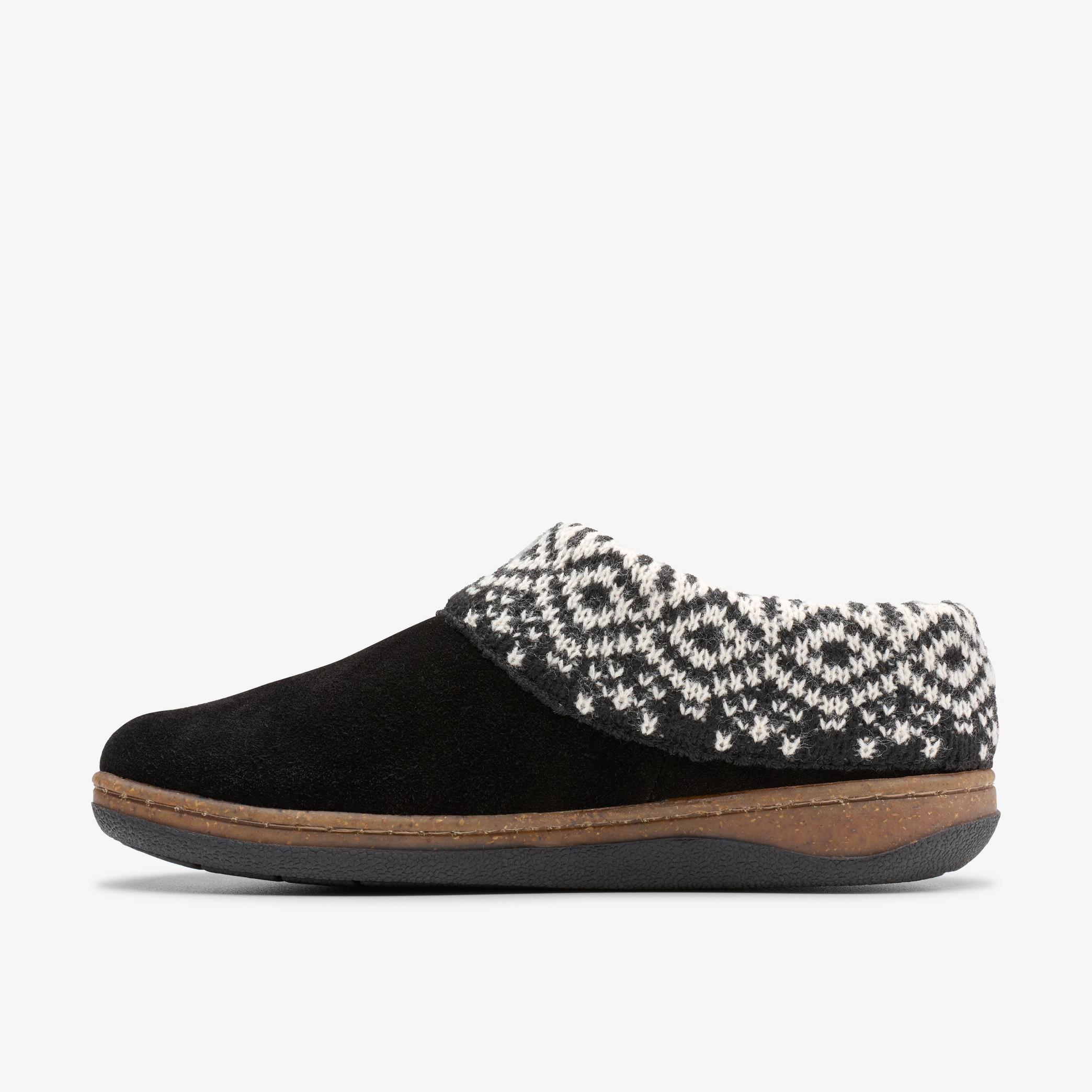 Willowdean Sweater Slippers Black
