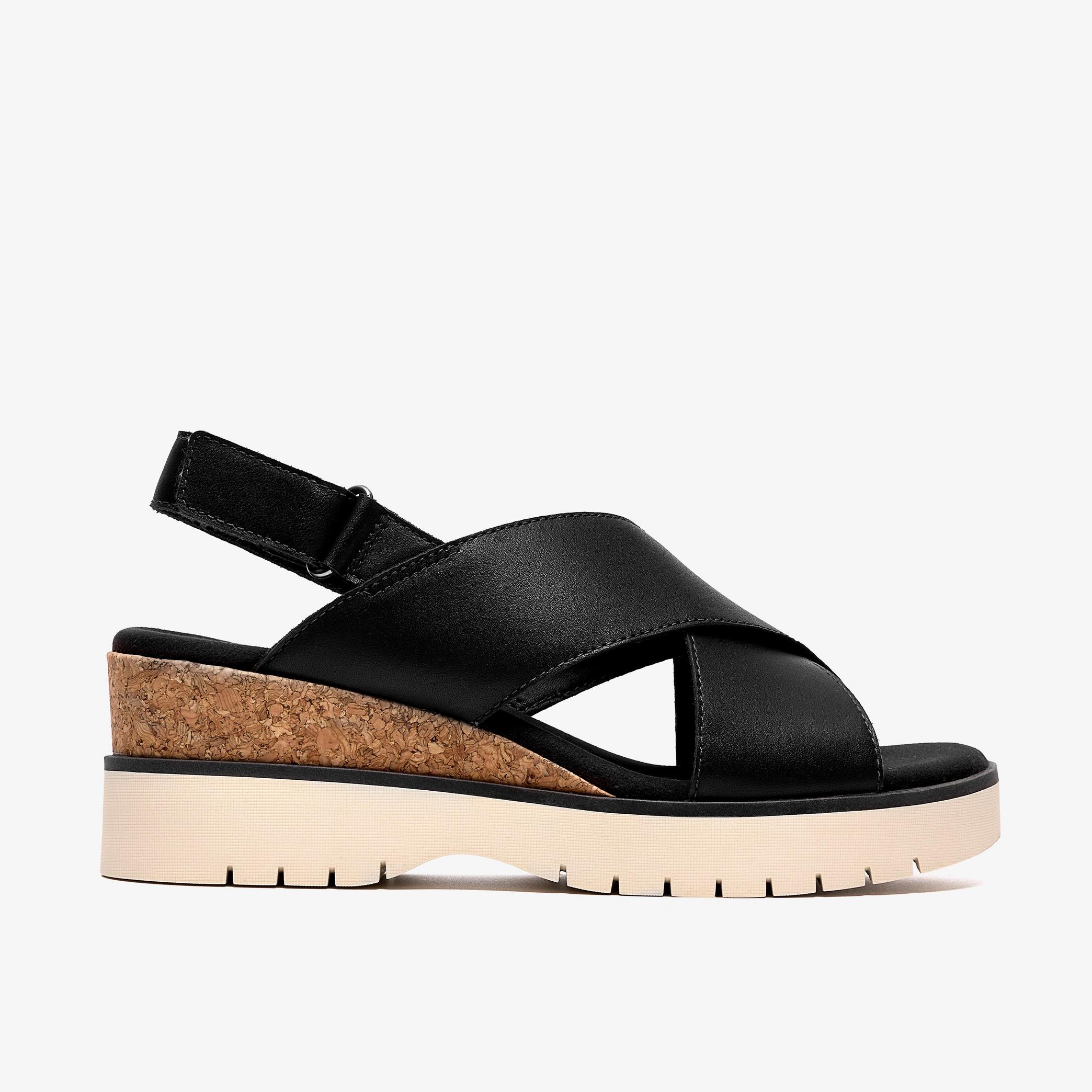 Diaz Cross Black Leather