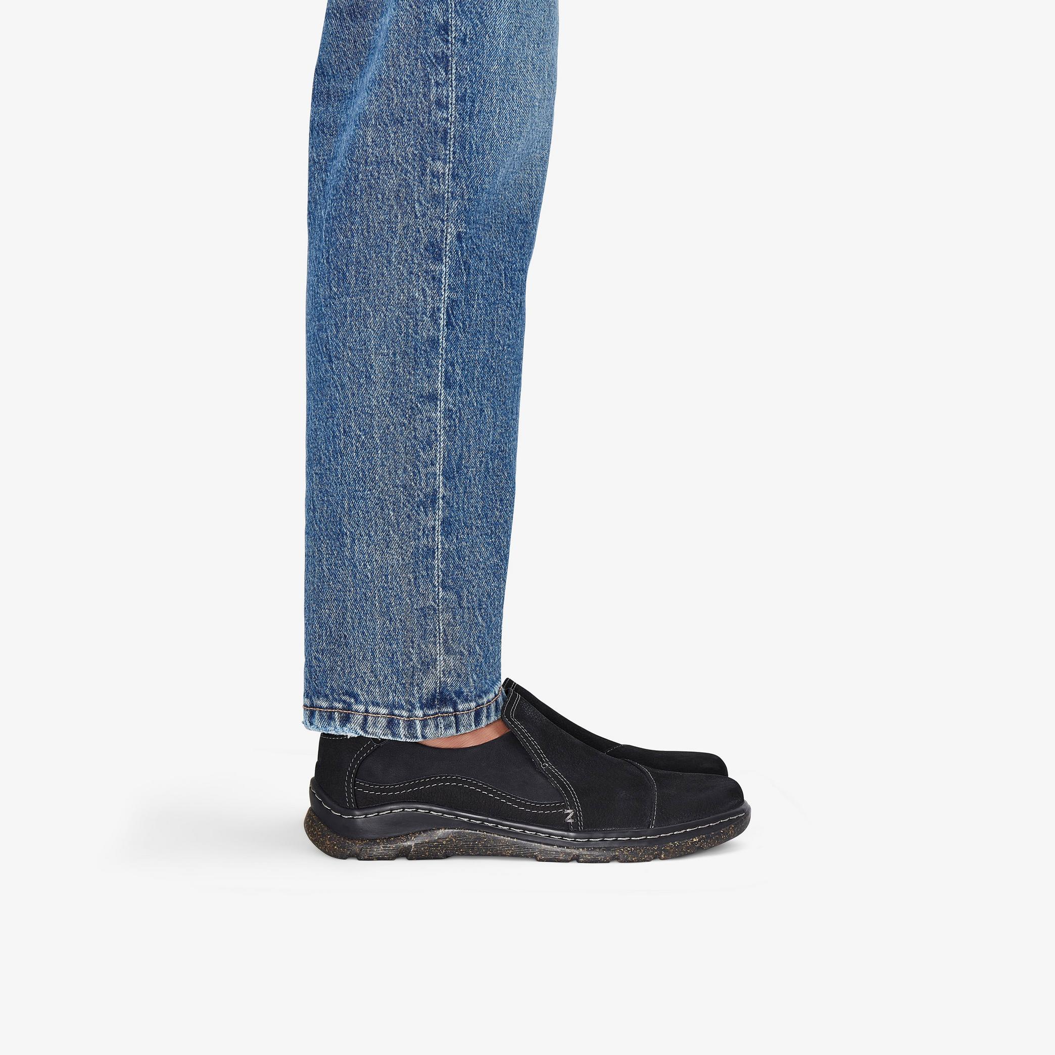 Orlene Slip Black Leather