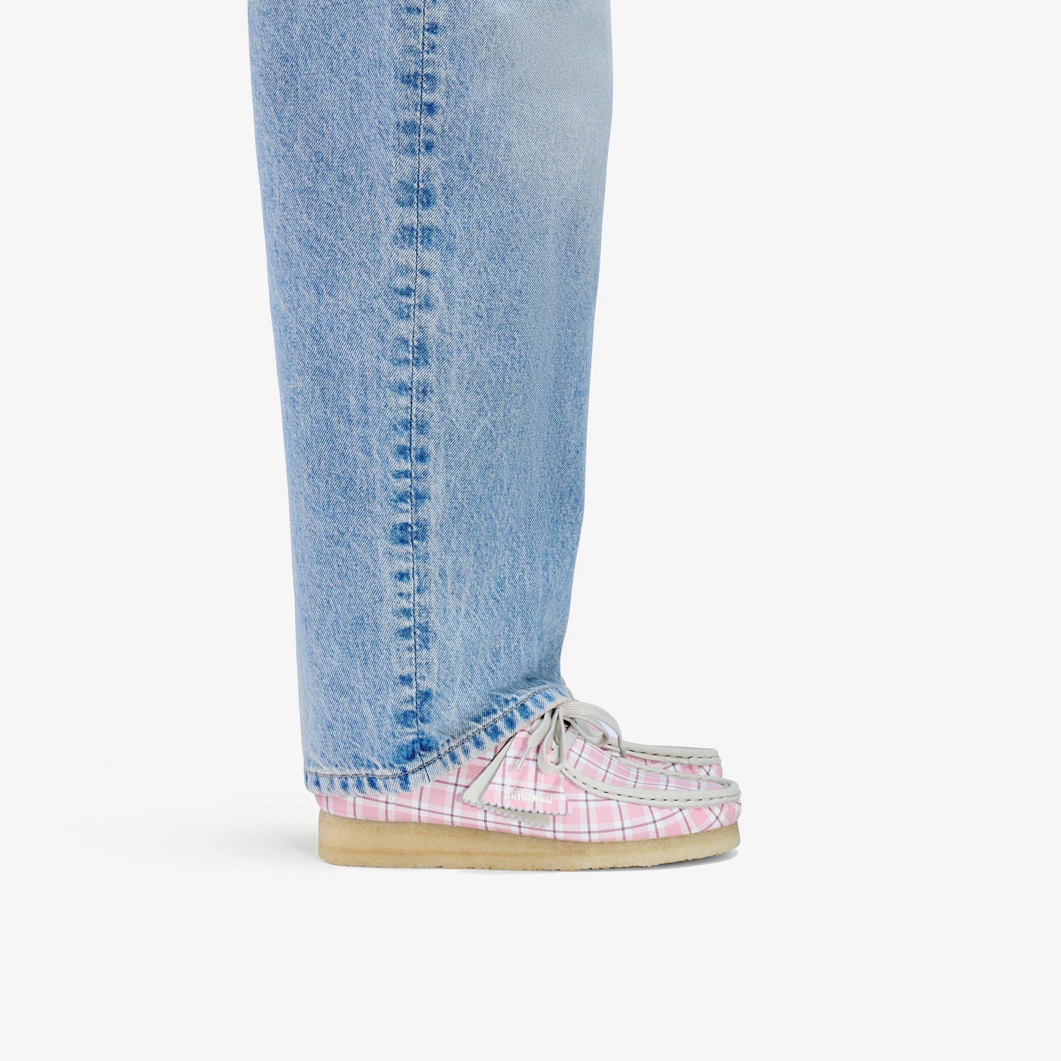 Wallabee Pink Check