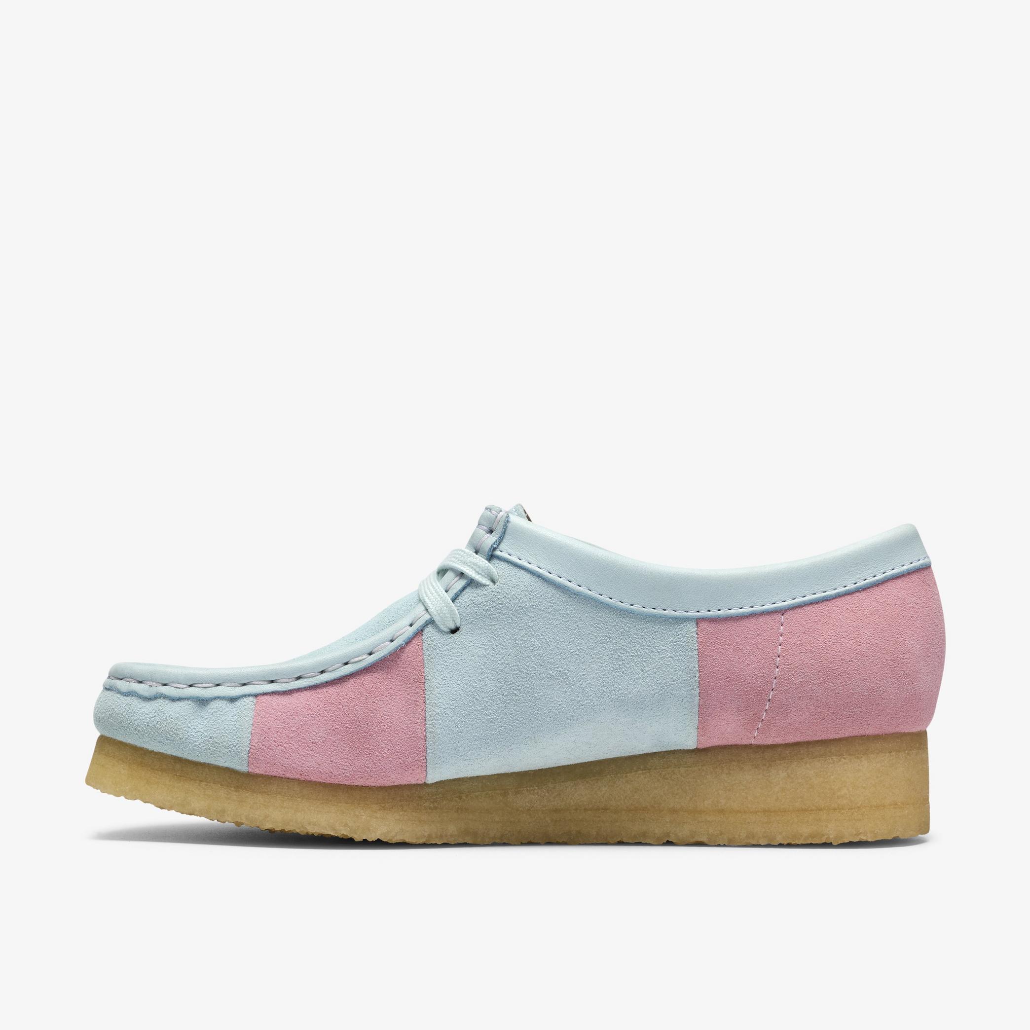 Wallabee Pale Blue Stripe