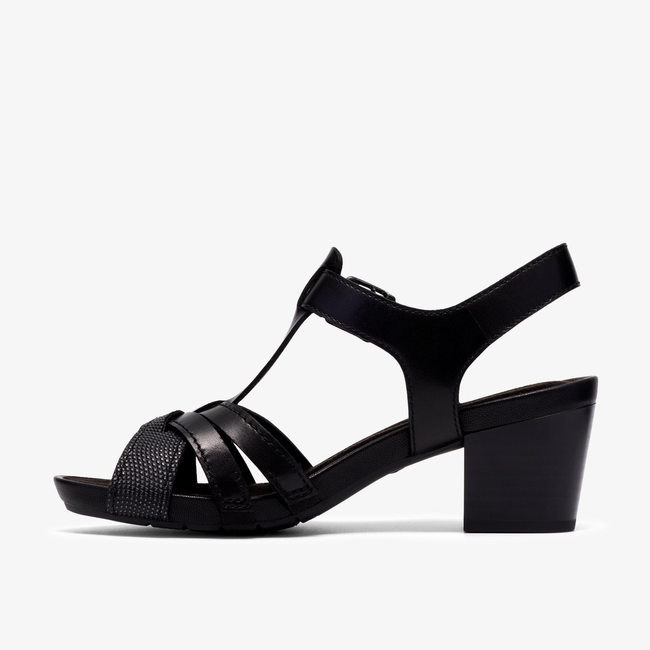 Kymber Glow Black Leather