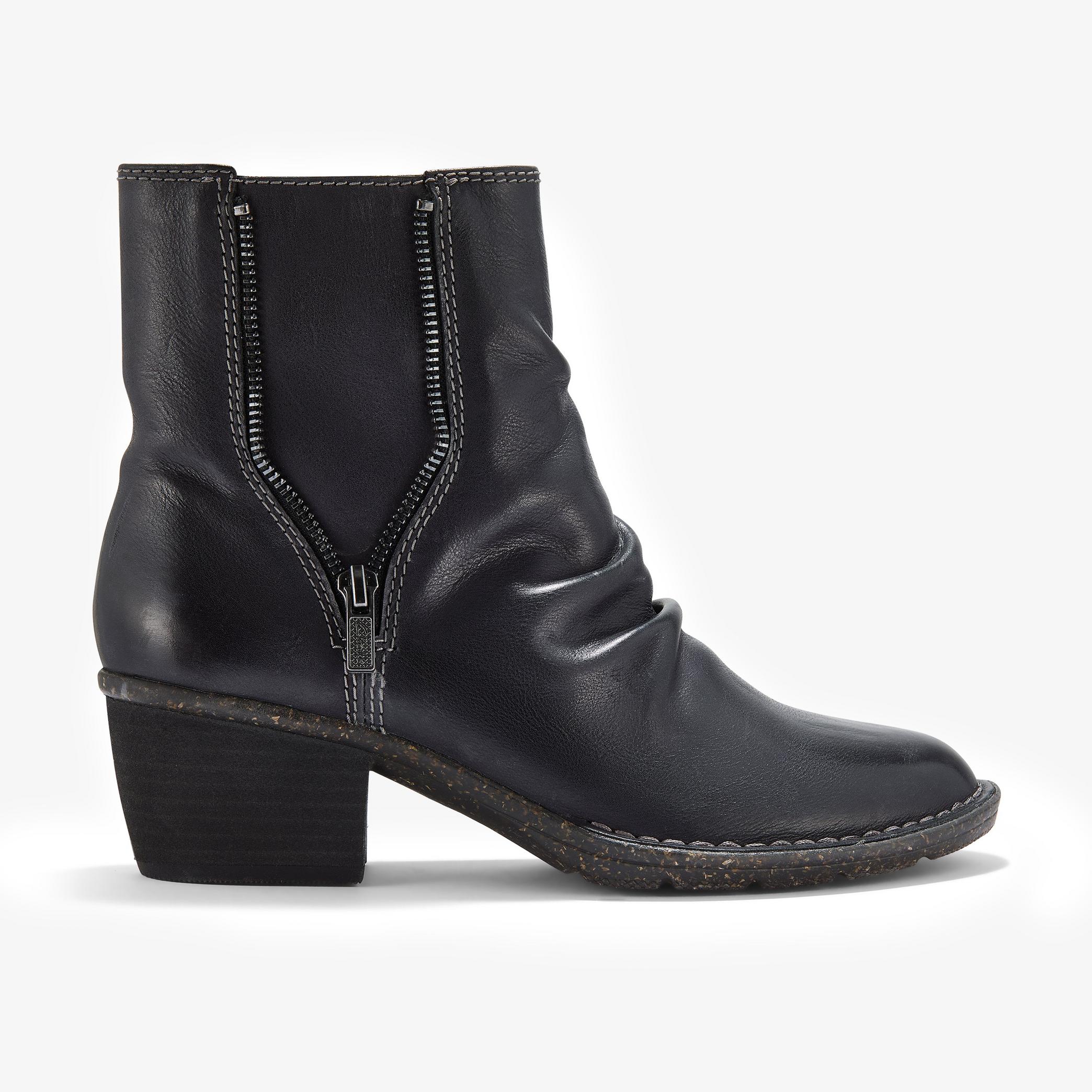 Kastela Zip Black Leather