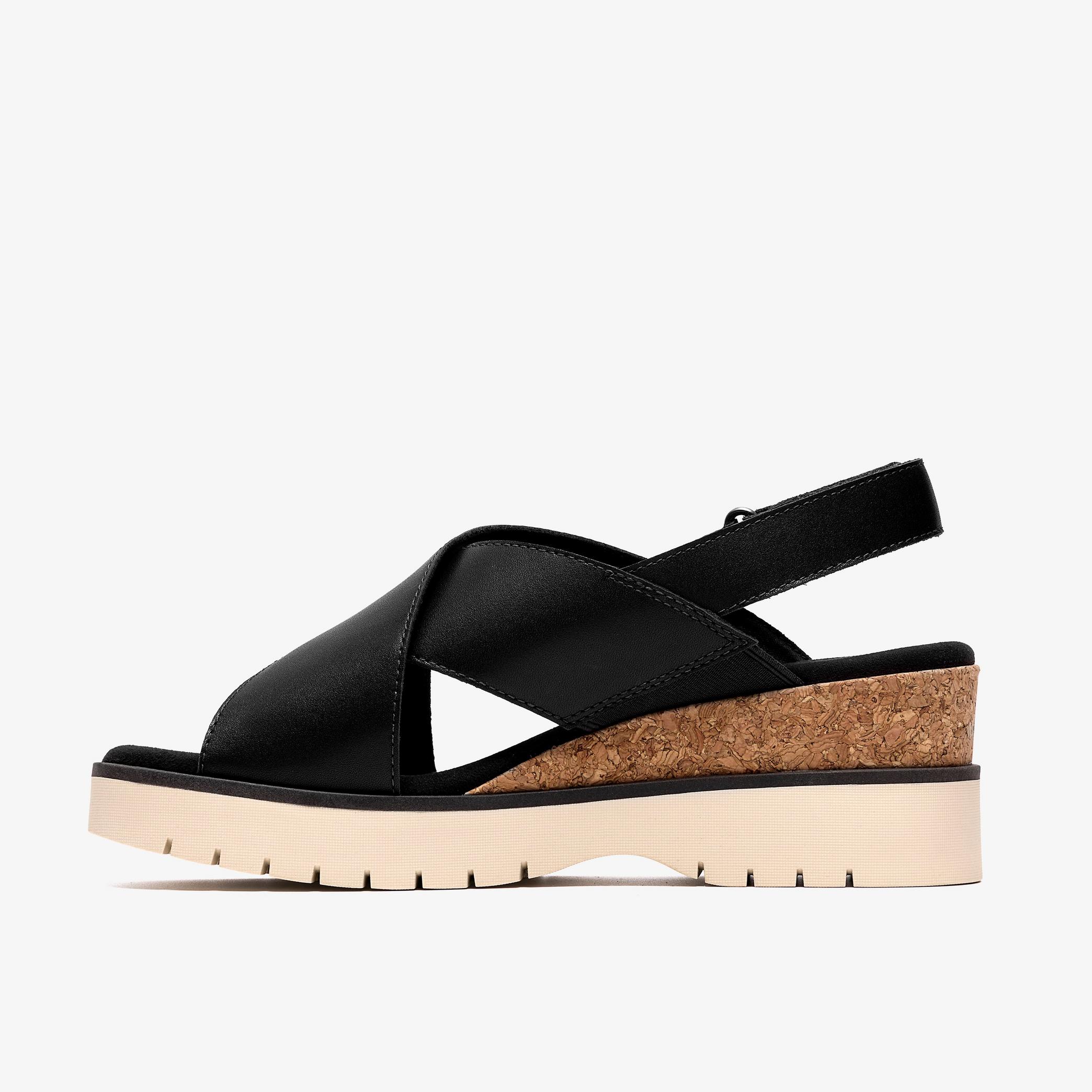 Diaz Cross Black Leather