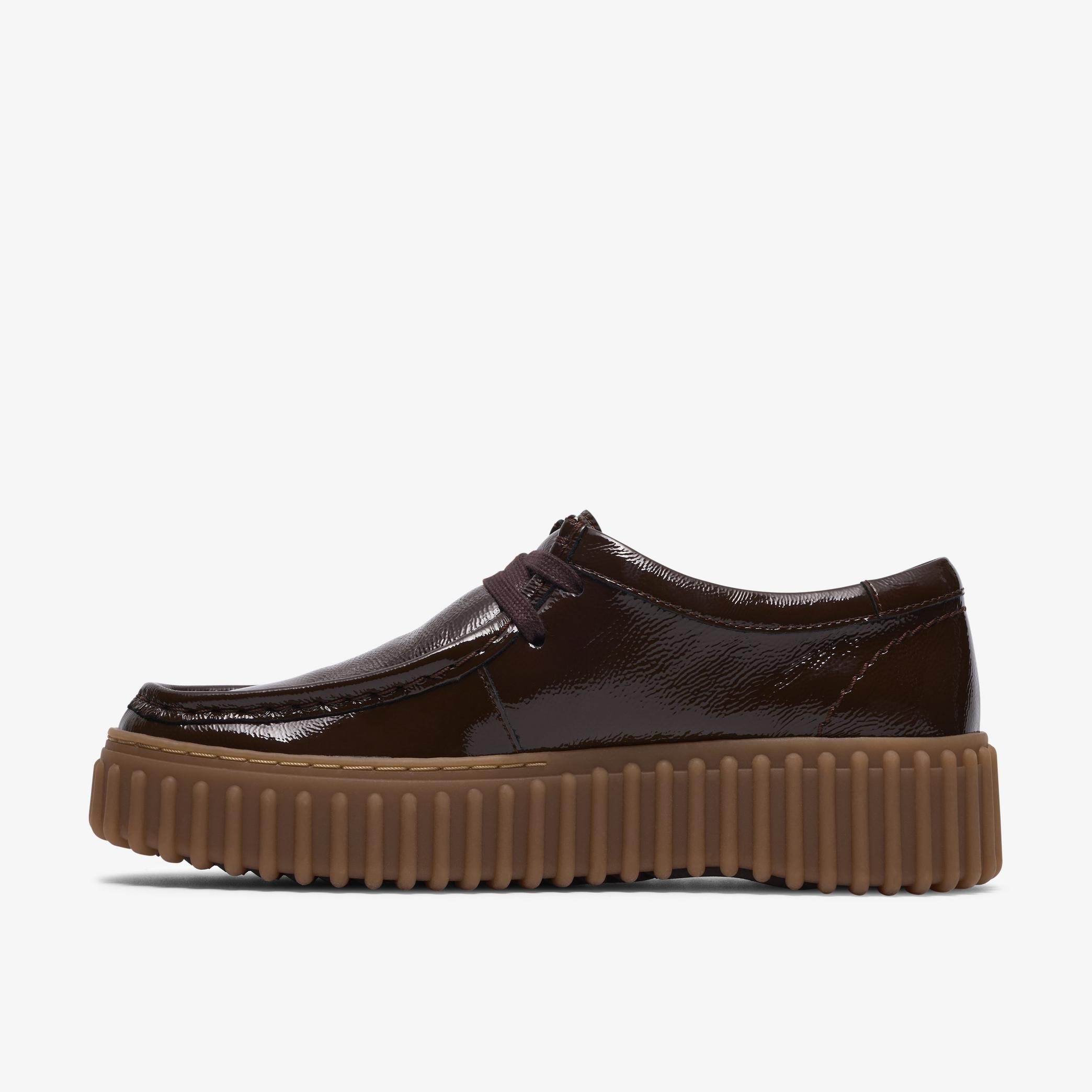 Torhill Bee Dark Brown Patent