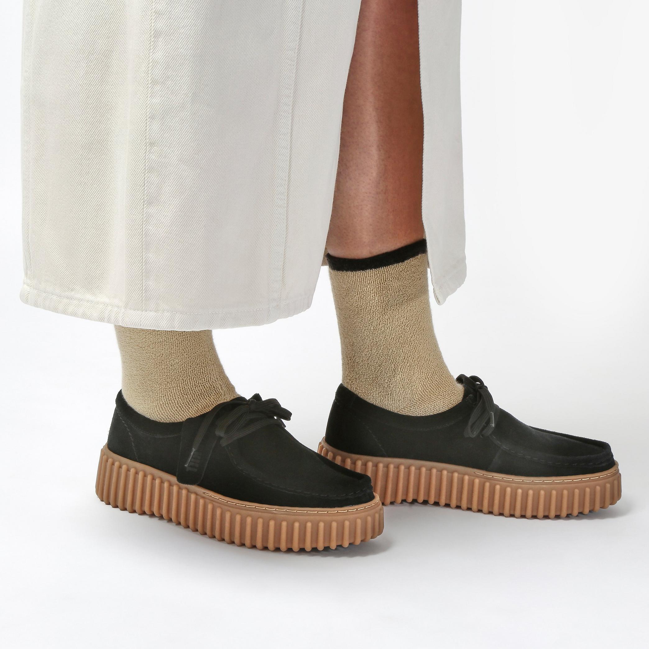 Torhill Bee Black Suede