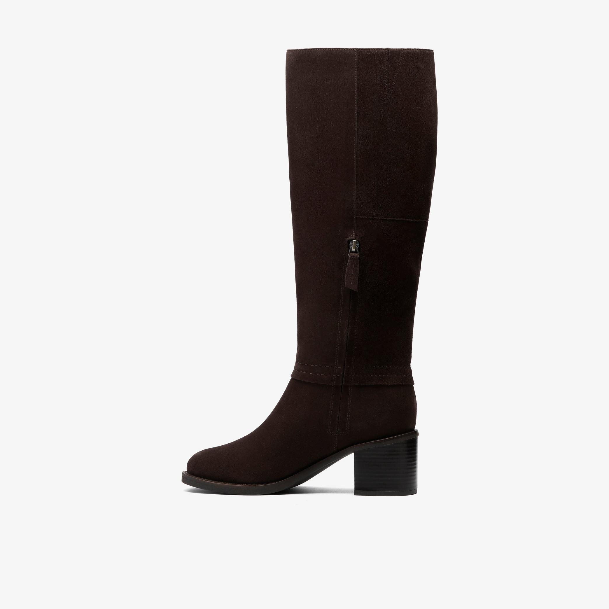 Chamberly Hi Dark Brown Suede