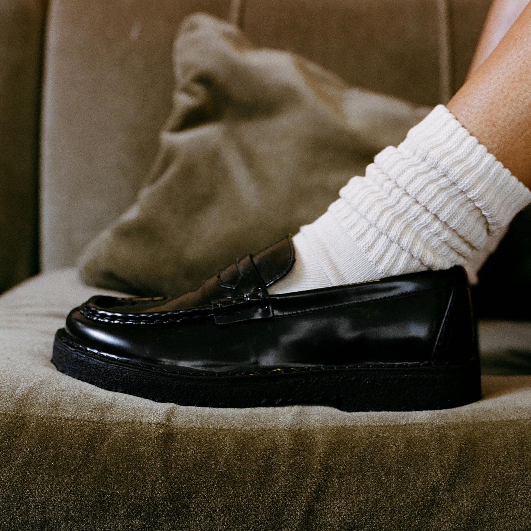 Nomad Loafer. Black Patent