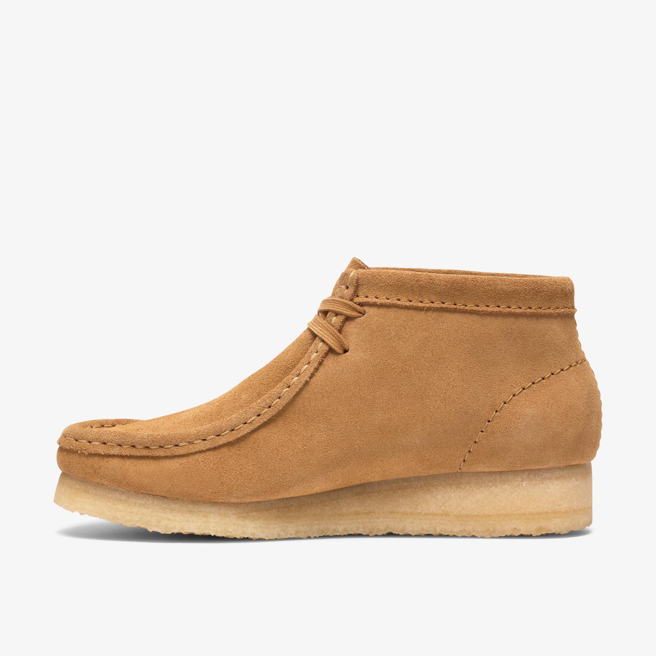 Wallabee Boot Tan Suede