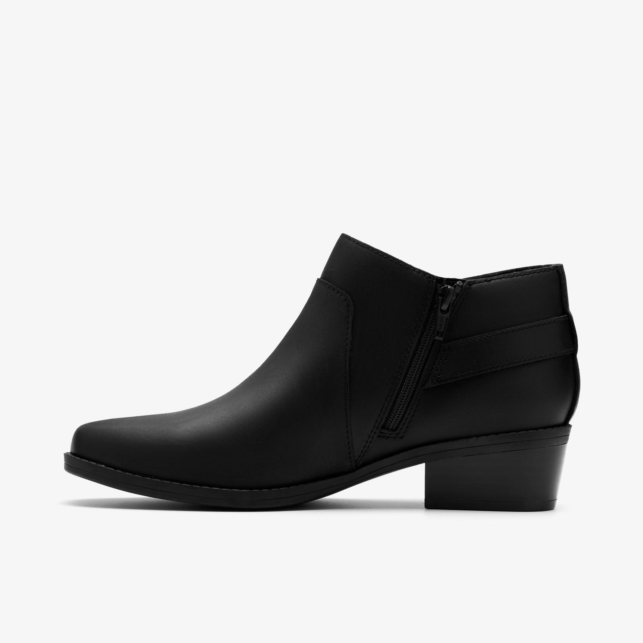 Danyelle Gema Black Oily Leather