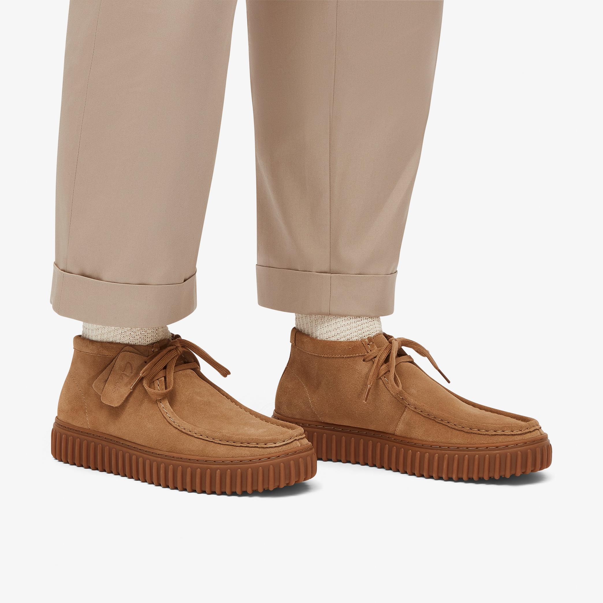Torhill Hi Dark Sand Suede