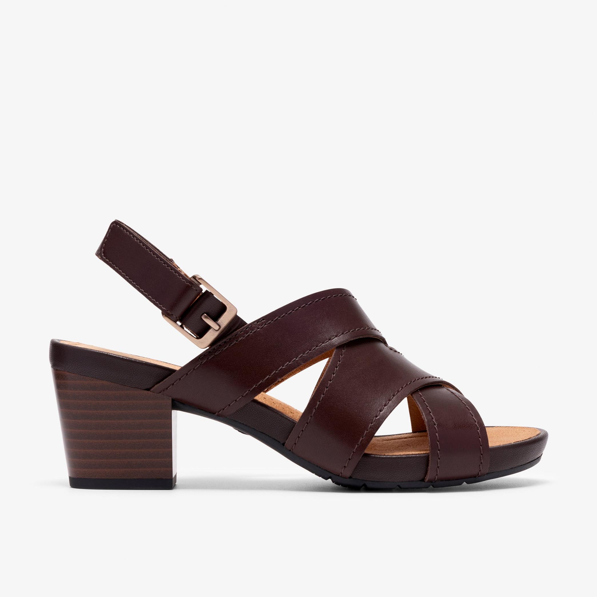 Kymber Shine Dark Brown Leather