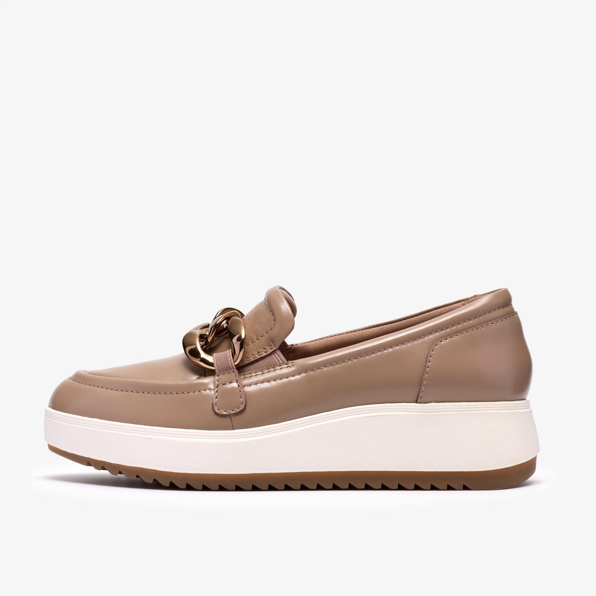 Zylah May Taupe Leather