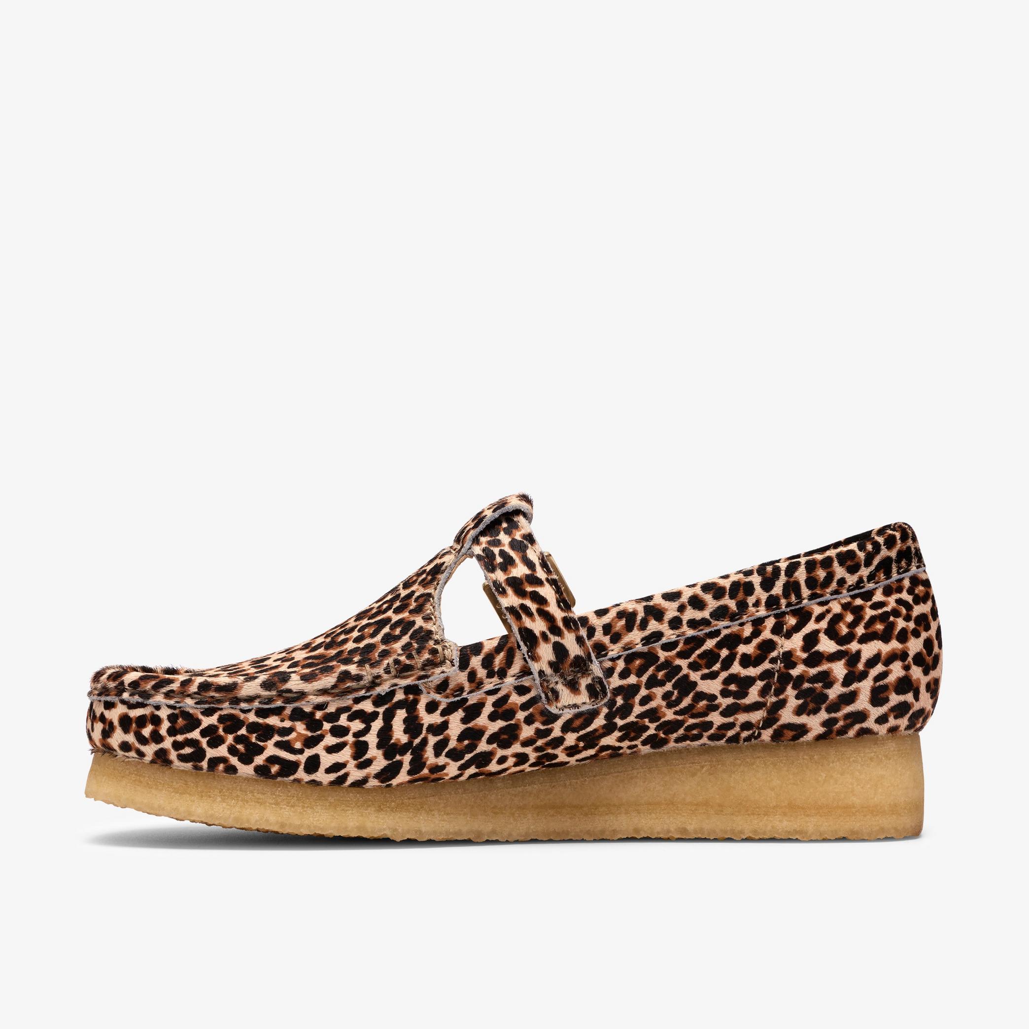 Wallabee T Bar Leopard Print