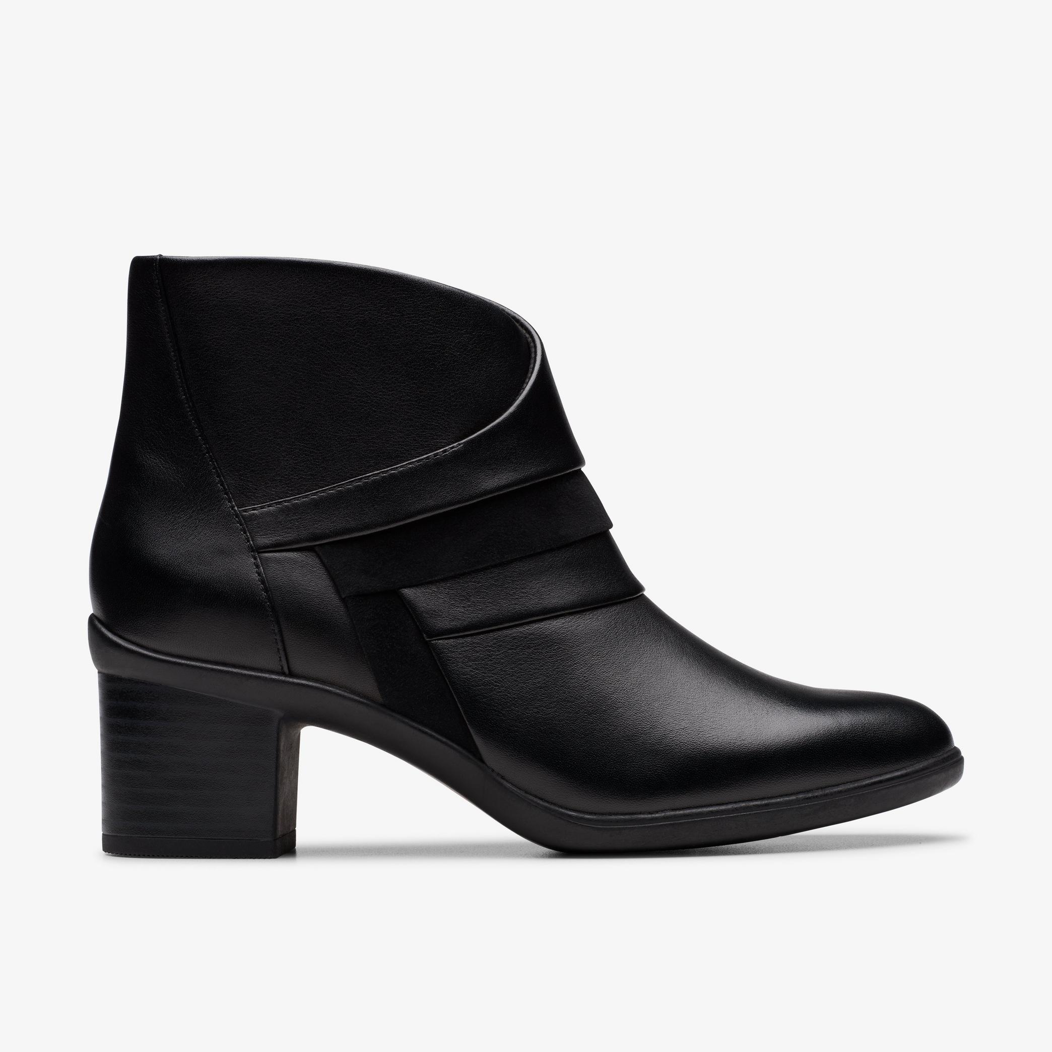 Shaya Sky Black Leather