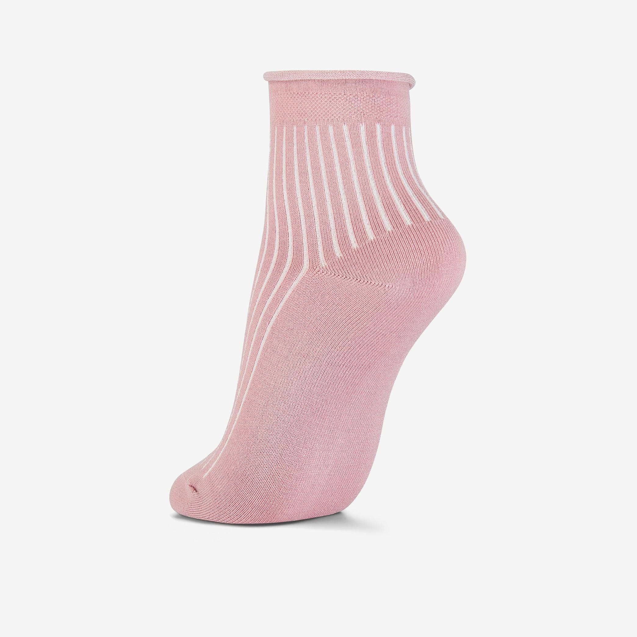 Rib Roll Top Mauve